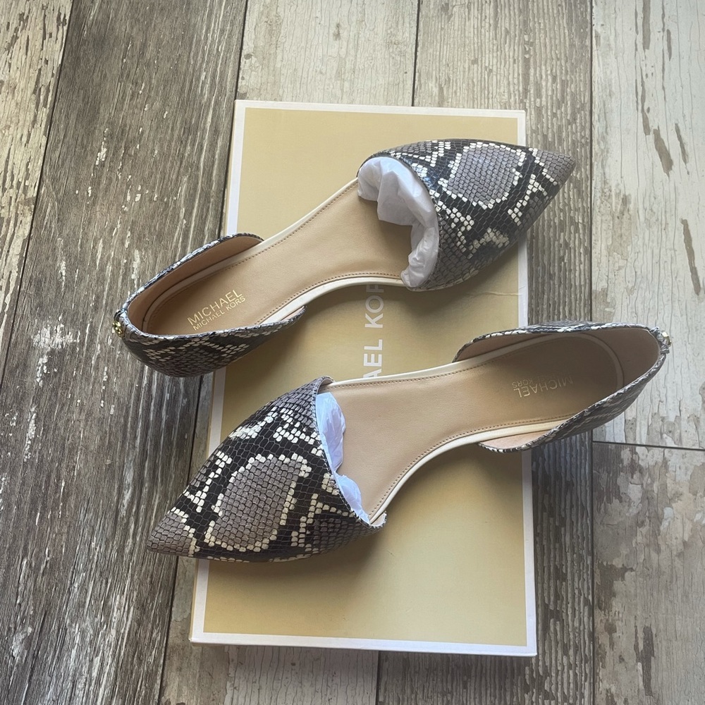 Michael Kors Snakeskin Flats
